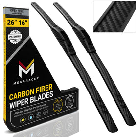 Mega Racer front packaging showing blade sizes and benefits