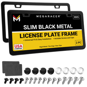 Mega Racer front-mounted frame showing sleek matte finish and clean look