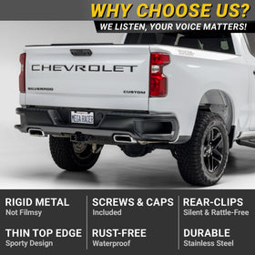 Mega Racer on SUV rear illustrating secure fit and scratch protection benefit