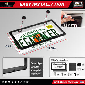 Mega Racer side profile highlighting thin-edge design and scratch protection