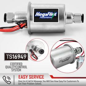 Megaflint pump in boat generator setup highlighting quiet delivery and dependable flow