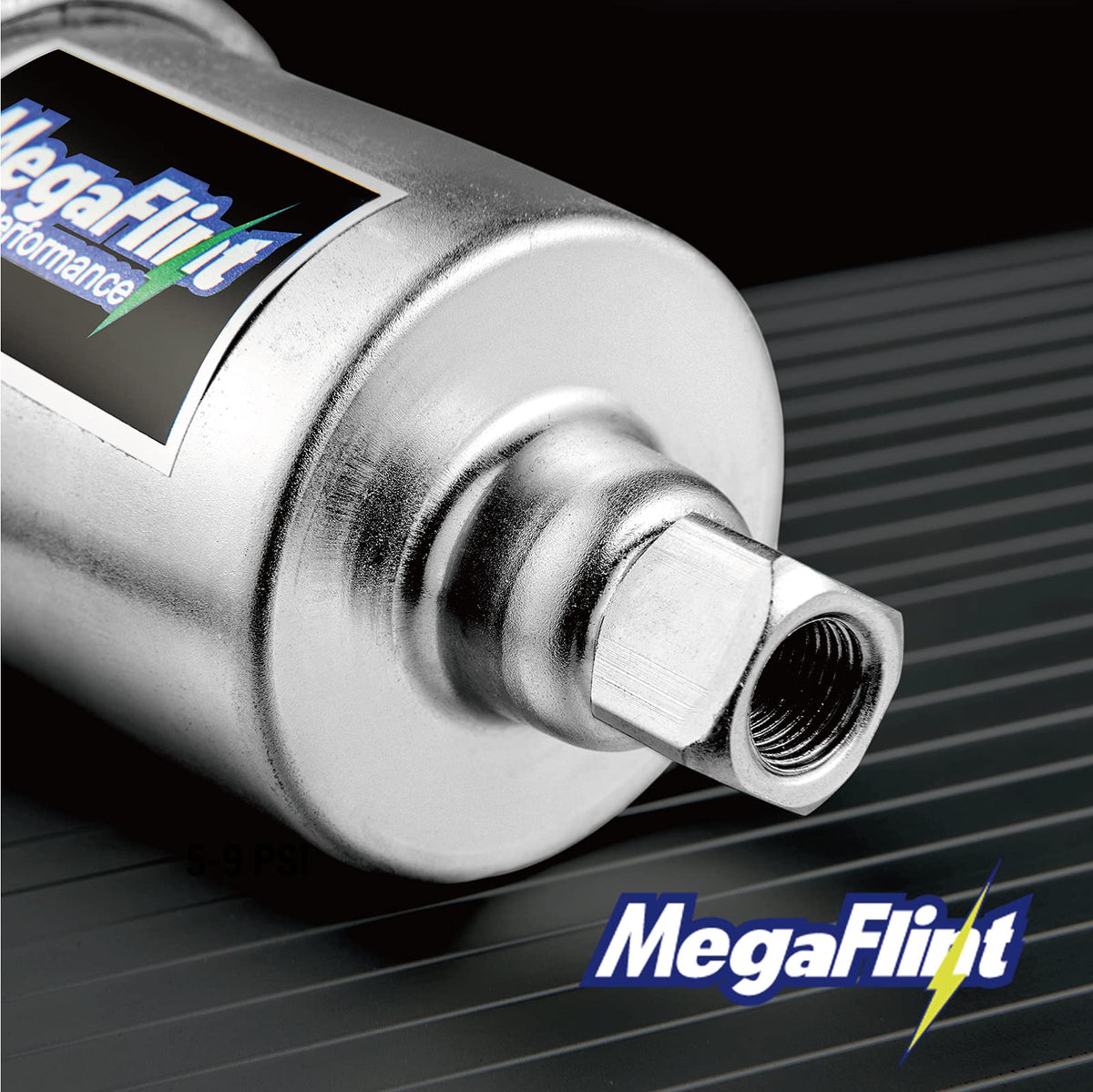 Megaflint pump installed in engine bay demonstrating simple mount and quick operation