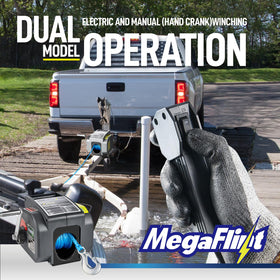 Megaflint rocker switch remote in use demonstrating easy control at ramp