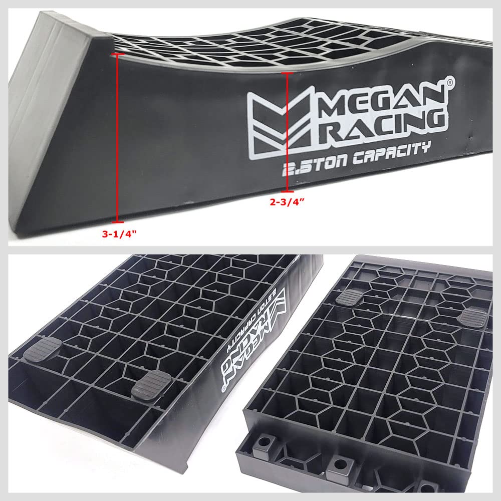 BFC Megan Racing label and specs close-up confirming load rating and material