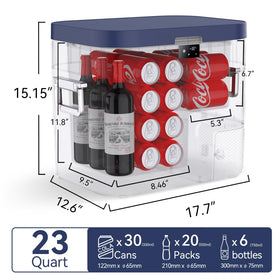 Megiu open interior with removable baskets displaying organized storage and quick access