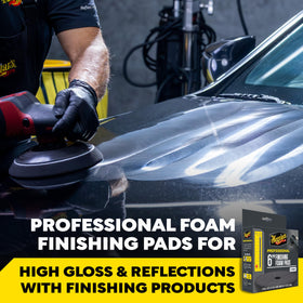 Meguiar's pad edge profile highlighting foam density for even application