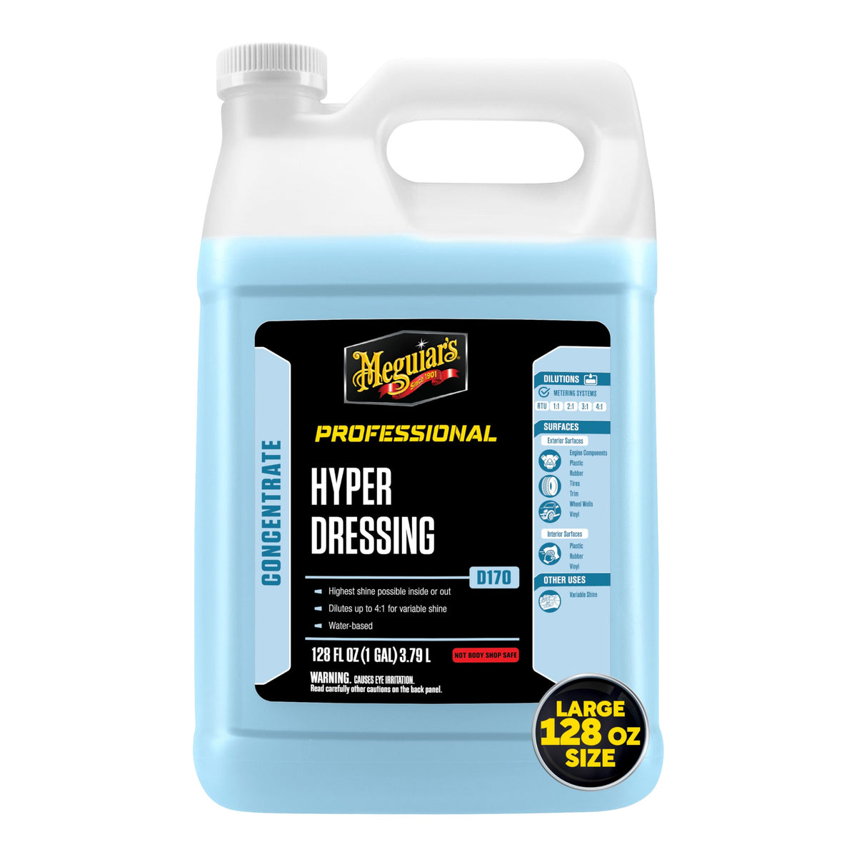 Meguiar's being sprayed onto exterior trim for quick application and shine