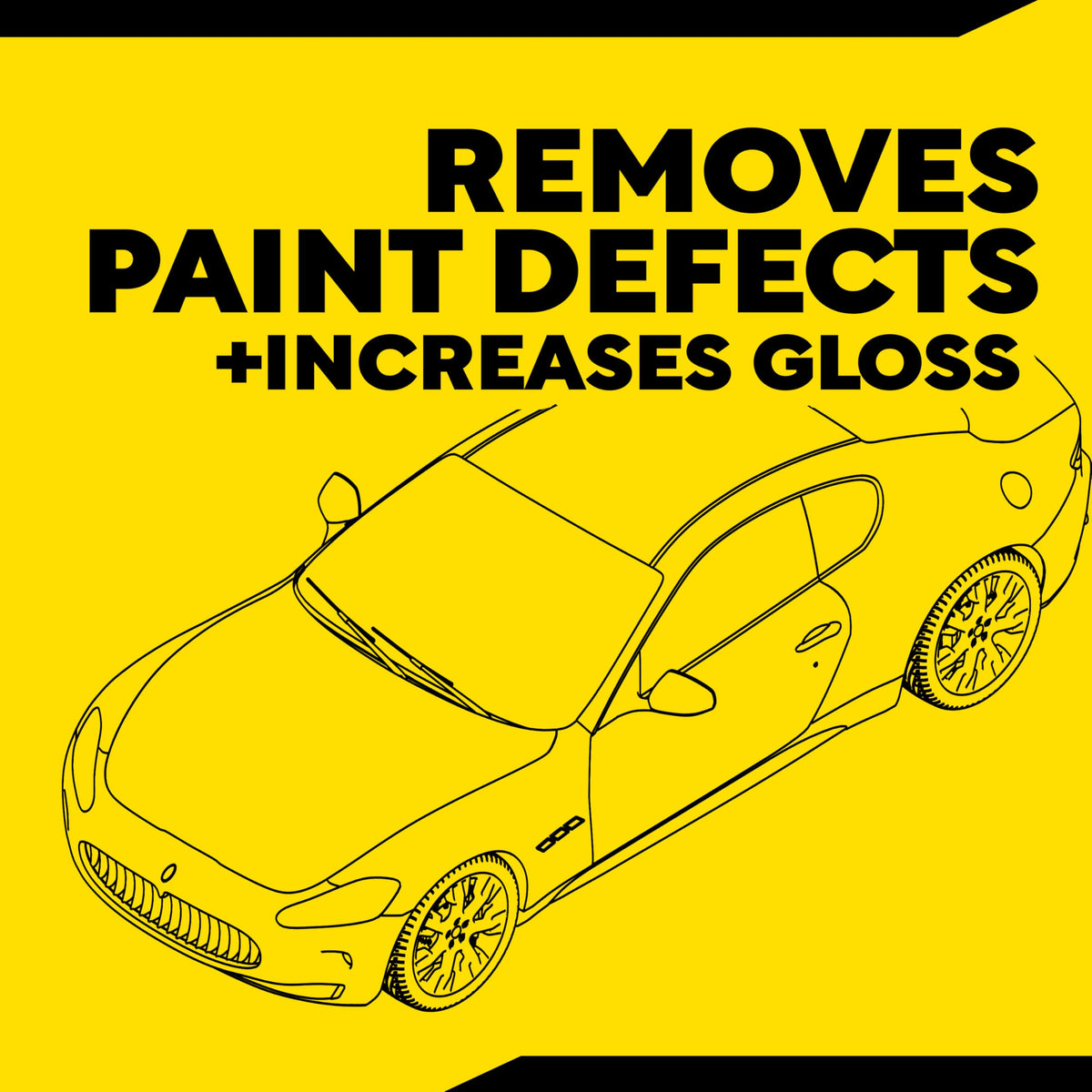Meguiar's before and after hood showing restored gloss and clarity