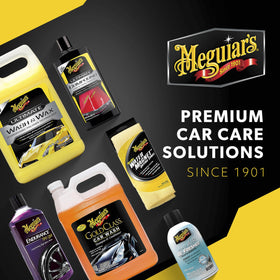 Meguiar's before and after tire comparison showing visible improvement