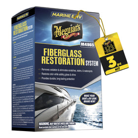 Meguiar's front packaging showing full three-piece restoration kit — clear product identification and value