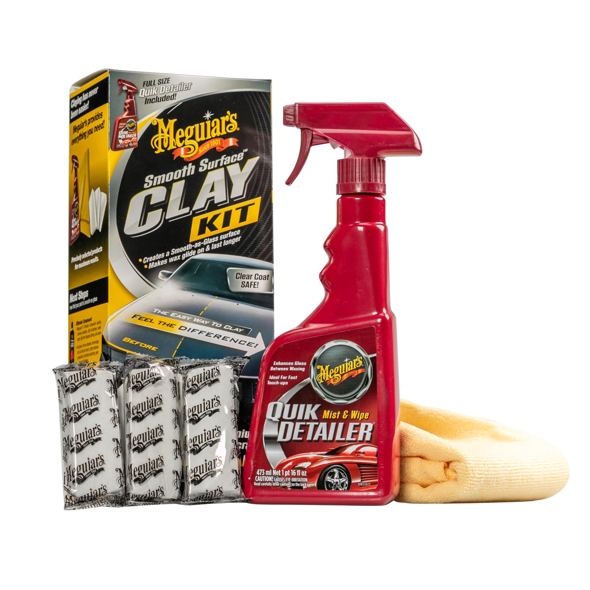 Meguiar's clay bar close-up showing texture to safely lift bonded contaminants