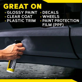 Meguiar's coated wheel with enhanced shine and protection benefit
