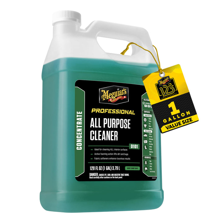 Meguiar's D101 front label showing product name and concentrate benefit