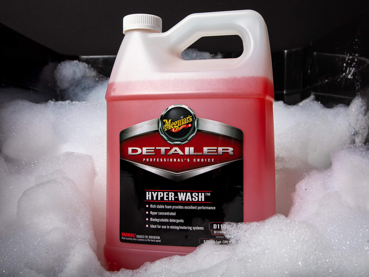 Meguiar's D110 label dilution chart displaying 400:1 concentrate savings
