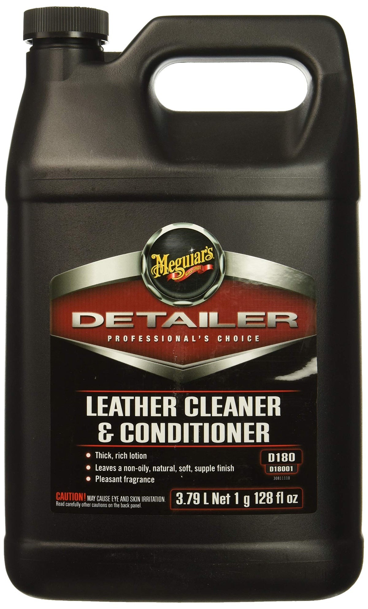 Meguiar's D18001 gallon bottle front label showing product name and size benefits