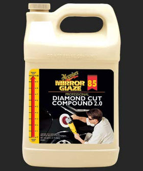 Meguiar's close-up texture of compound demonstrating smooth low-dust formula