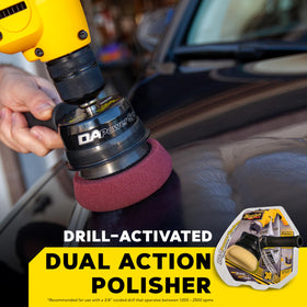 Meguiar's polishing pad close-up showing texture for even product spread