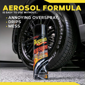 Meguiar's garage workstation with cans organized for faster detailing
