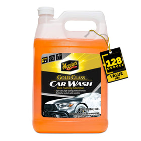 Meguiar's front label on 1-gallon bottle showing product name and benefits
