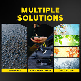 Meguiar's hand applying wax to car door demonstrating easy DIY use and gloss