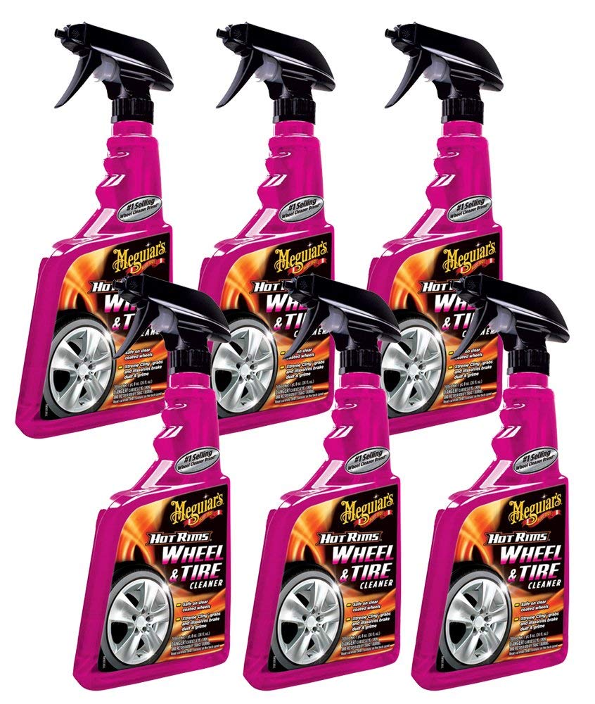 Meguiar's front view spray bottle showing label and easy-spray trigger benefit