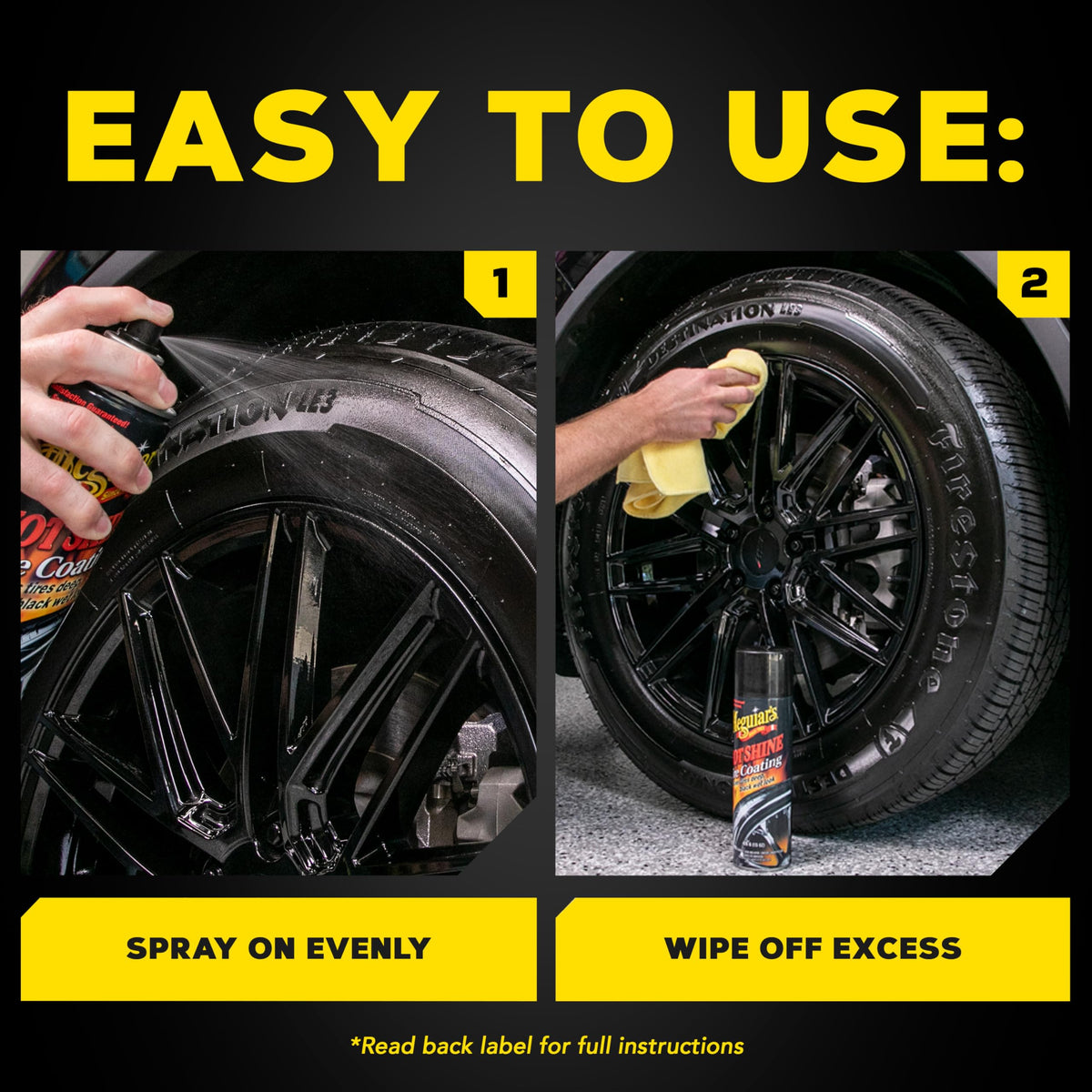 Meguiar's three Hot Shine cans stacked indicating stock for multiple applications