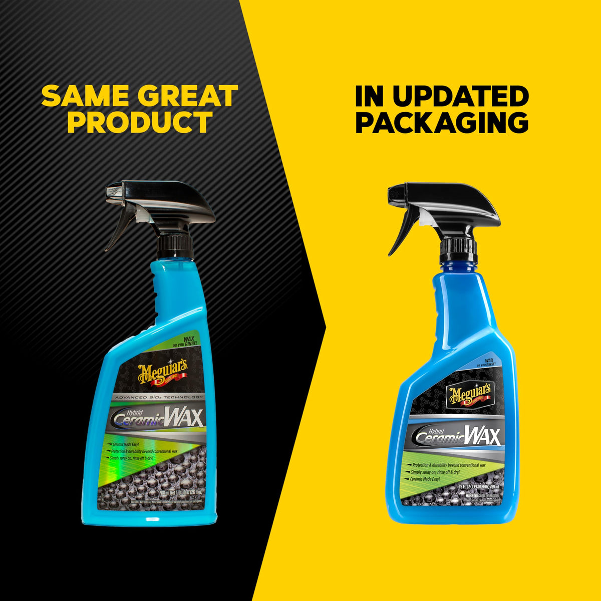 Meguiar's spray nozzle close-up demonstrating easy mist application