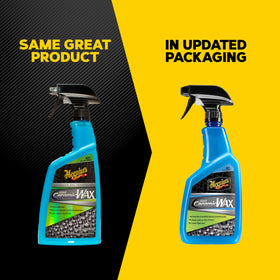 Meguiar's spray nozzle close-up demonstrating easy mist application