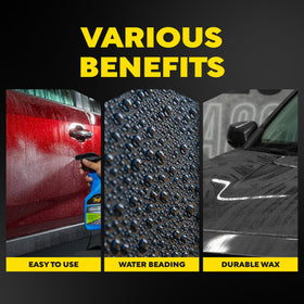 Meguiar's being rinsed with water to lay down the SiO2 hybrid barrier
