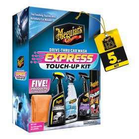 Meguiar's kit front packaging showing contents and benefits