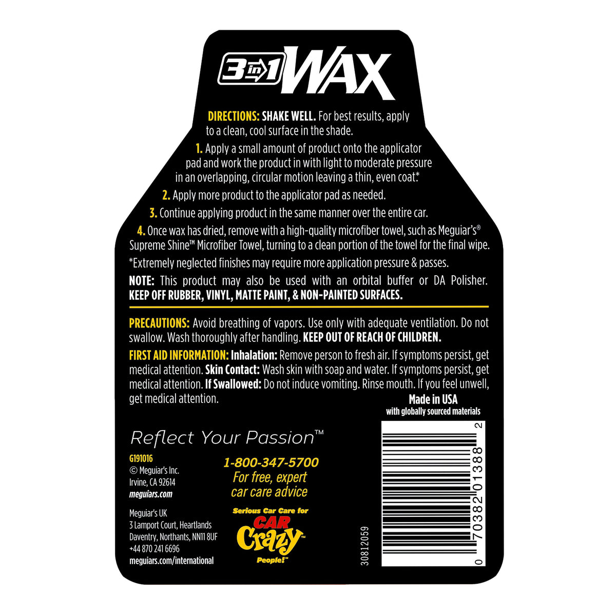 Meguiar's waxed car in driveway highlighting showroom-like shine benefit