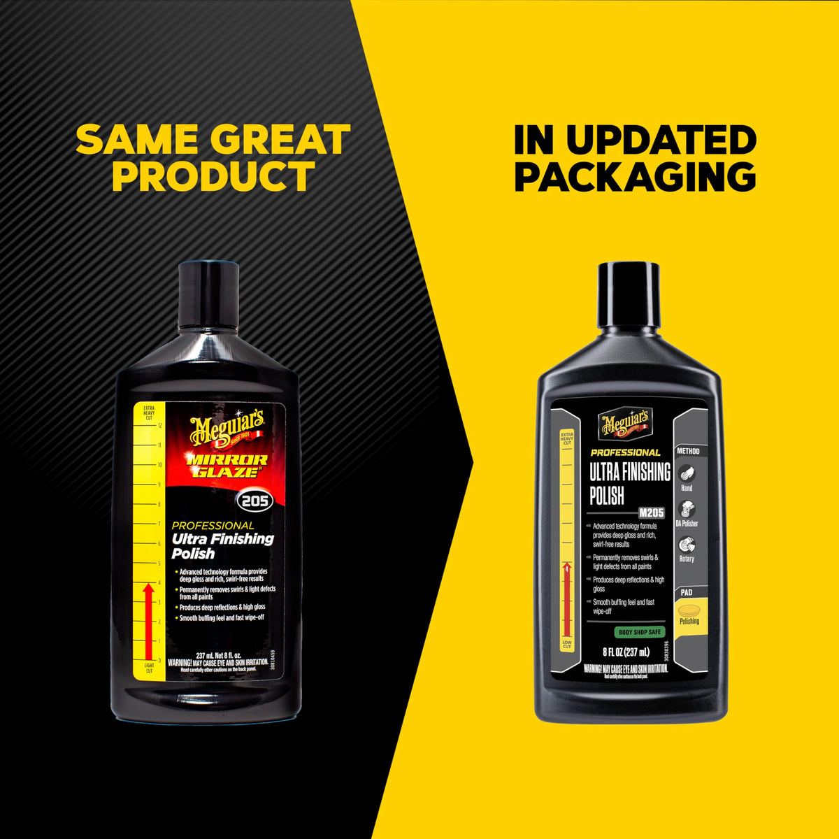Meguiar's close-up of bottle cap and nozzle, easy controlled dispensing benefit