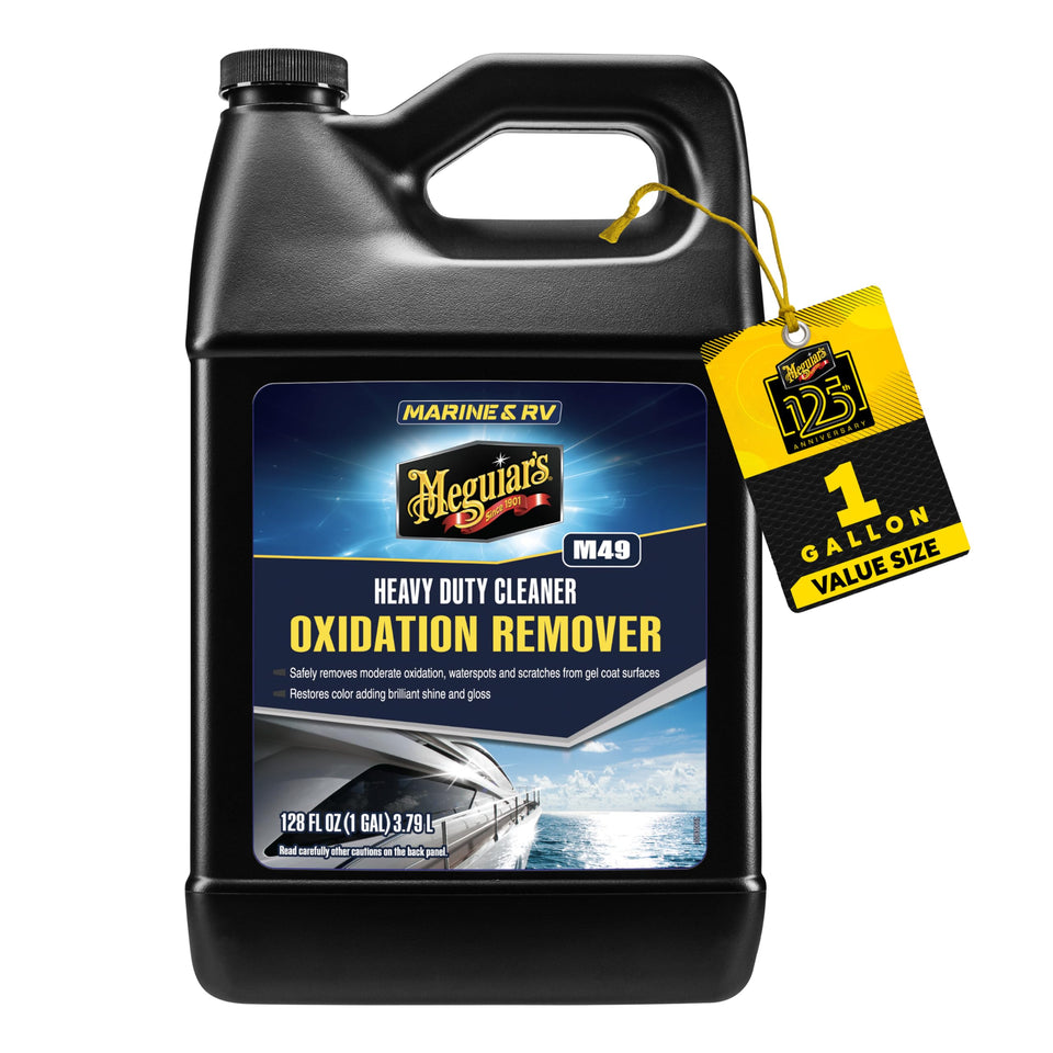 Meguiar's bottle front label showing product name and size for clear identification and confidence