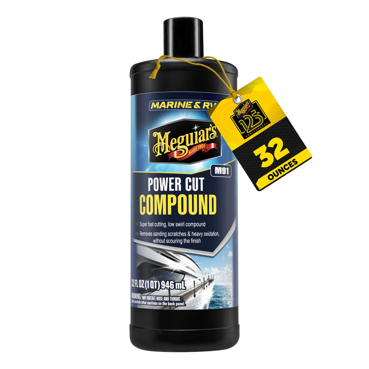 Meguiar's M9132 front label showing product name and size for easy identification