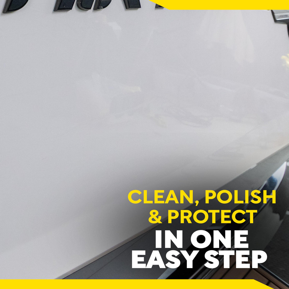 Meguiar's product label close-up showing directions and safety benefits