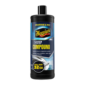Meguiar's cream texture on pad showing smooth abrasive finish