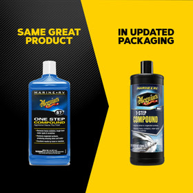 Meguiar's pouring compound close-up highlighting easy dispensing