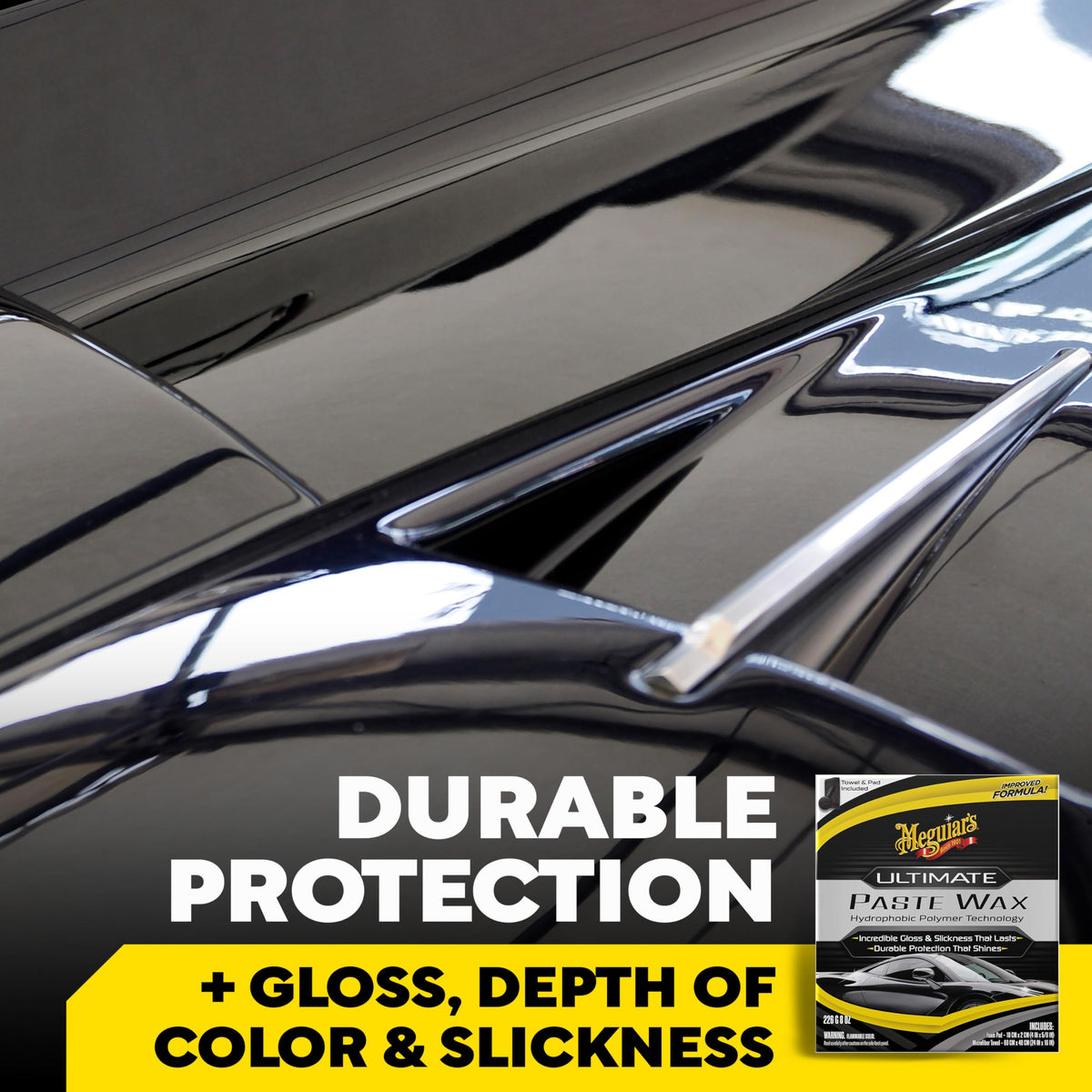 Meguiar's open can showing paste texture and easy-spread benefit