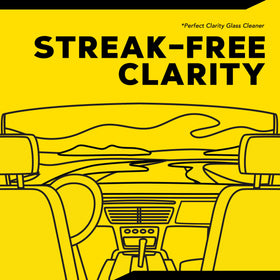 Meguiar's Perfect Clarity Glass Cleaner in use for streak-free visibility