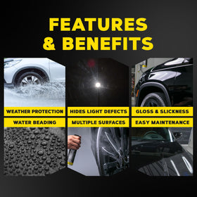 Meguiar's premium microfiber towels used to spread and buff coating