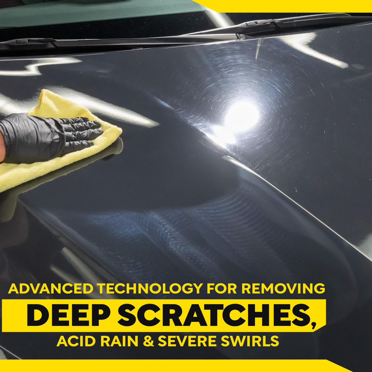 Meguiar's gallon held in hand for scale indicating shop-sized value