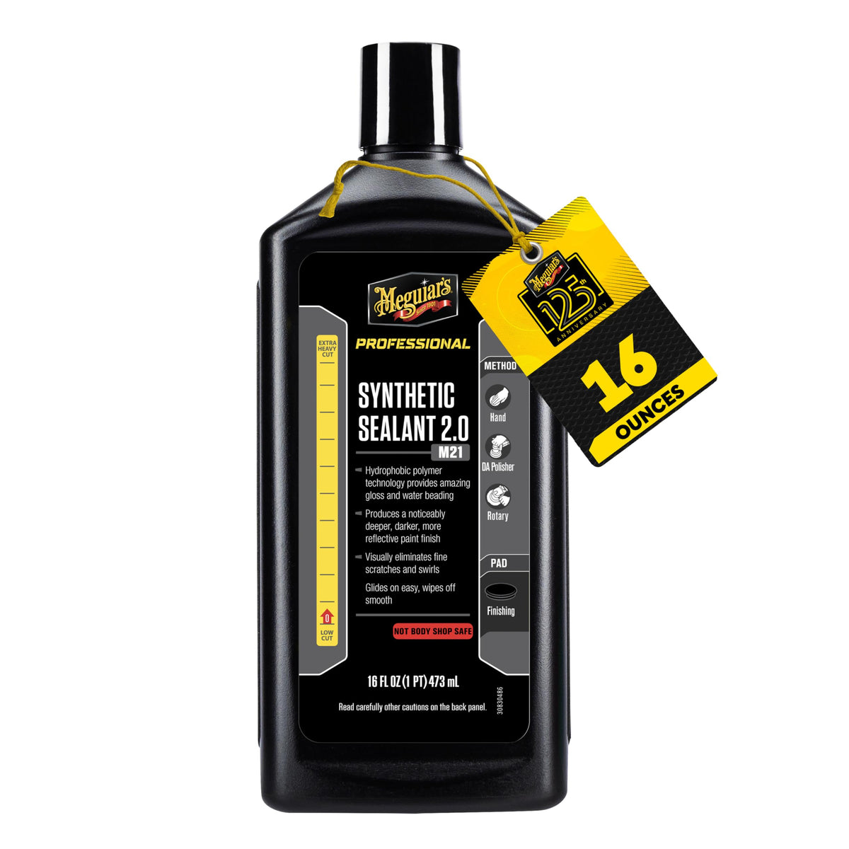 Meguiar's bottle front label showing product and glossy protection