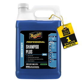 Meguiar's front view of gallon bottle showing label and capacity, great for long-term use