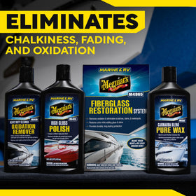 Meguiar's three 16oz bottles side-by-side to illustrate product size and kit value