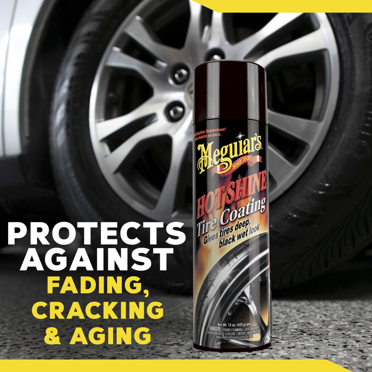 Meguiar's can next to hand showing 15 oz size for comfortable handling