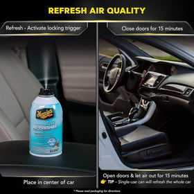 Meguiar's treated upholstery looking refreshed and clean