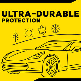 Meguiar's applied on panel being spread with microfiber for even coverage