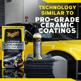 Meguiar's heavy water beading on hood showing easier drying benefit