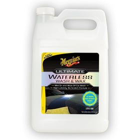 Meguiar's gallon bottle front view showing product and convenience