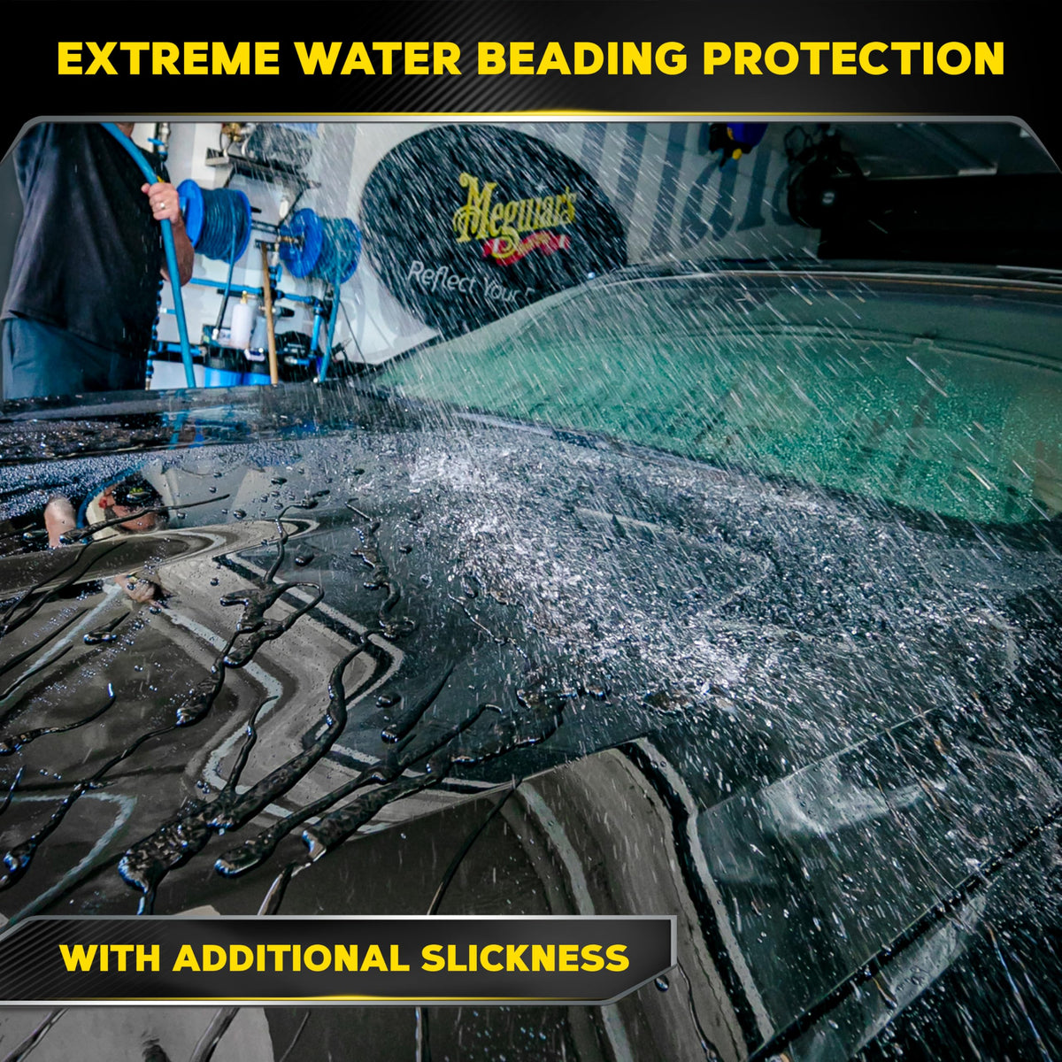 Meguiar's safe on trim demonstration preserving rubber and plastic